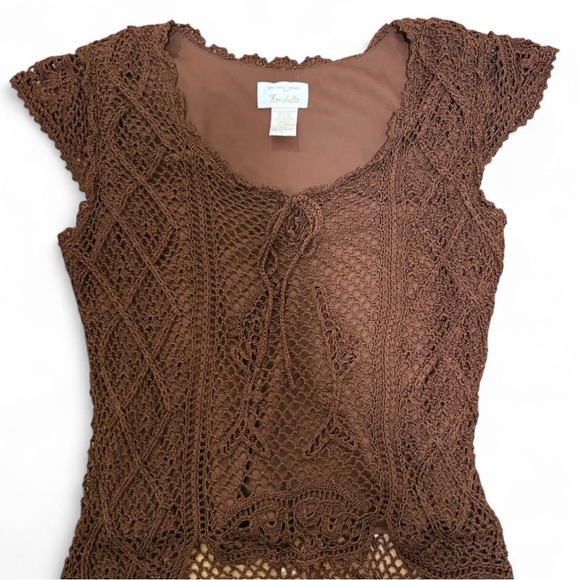 Vintage Crochet Blouse - Picture 2 of 3